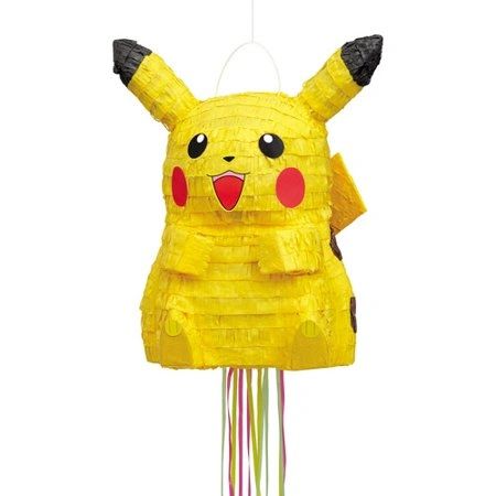 Pikachu Pinata inspired party supplies pokemon pinata