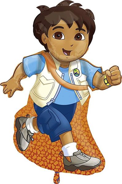 BOGO SALE - Go Diego Go! Super Shape Foil Balloons, 40in