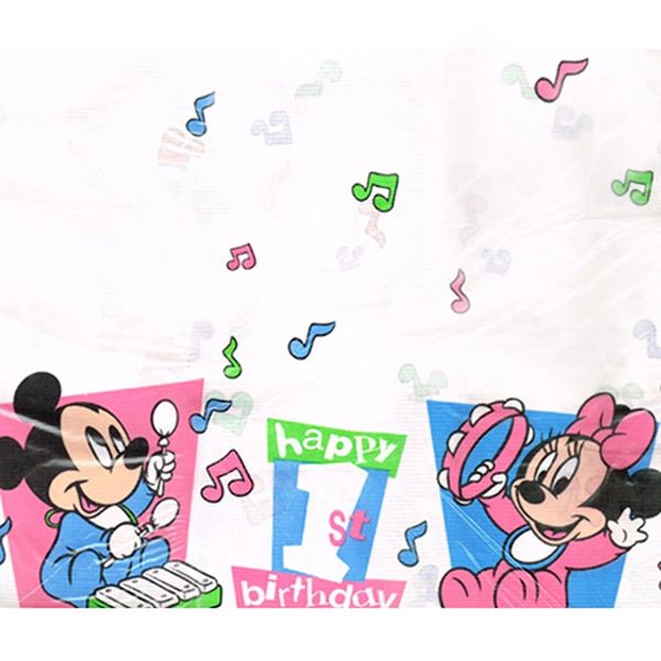 *Rare Vintage Disney Babies 1st Birthday Party Table Cover, 54x89in - First Birthday