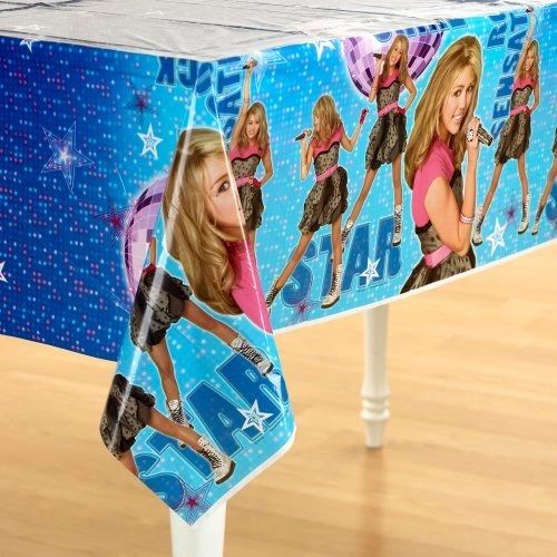 Hannah Montana Birthday Party Table Cover, 54x102in - Miley Cyrus
