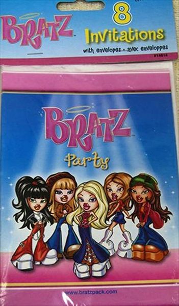 BOGO SALE - Bratz Kidz Birthday Party Invitations, 8ct - 2001