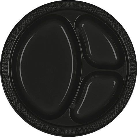 BOGO SALE - Sectional Plates, Heavy Duty, 10.5in - Halloween Sale