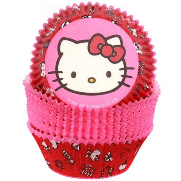 Hello Kitty Birthday Party Cupcake Wrappers, Baking Cups - 50ct