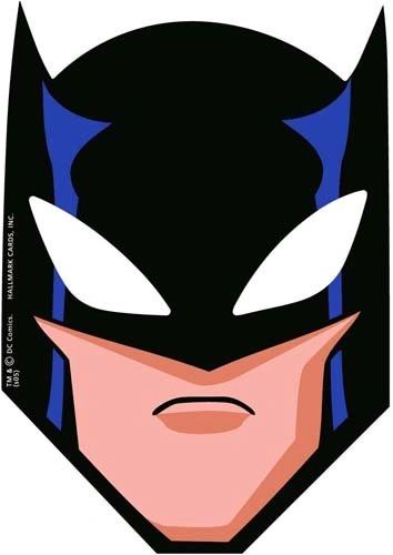 *Rare Batman Parry Favor Masks, 8ct