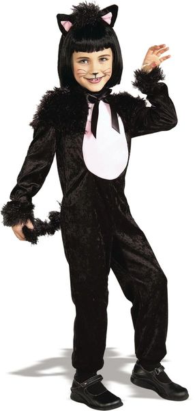 *Black Kitty Cat Costume, Girls - Halloween Sale