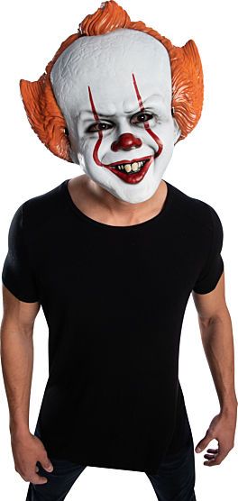 IT Movie Pennywise Mask Costume Accessory - Vacuform -Halloween - Licensed