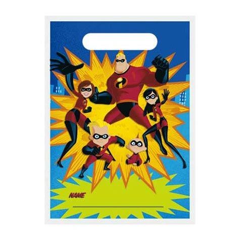 BOGO SALE - Disney The Incredibles Birthday Party Loot Bags, 8ct