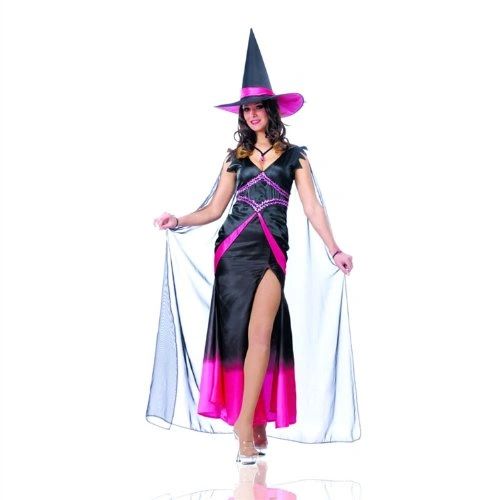 Classy Witch Costume - Medium, Pink - Halloween Sale