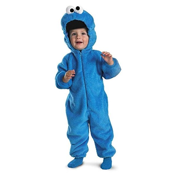 Sesame Street Cookie Monster Costume, Toddler Kids - 2T - Licensed - Halloween Sale - under $20