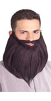 Black Beard & Moustache (Mustache), 8in - Purim - Halloween Spirit - under $20