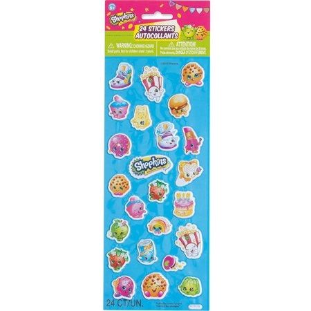 *Shopkins Stickers, Party Favors - Puffy Stickers
