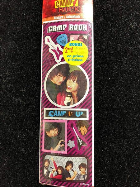 *Rare High School Camp Rock Stickers, 2 Sheets - 2008