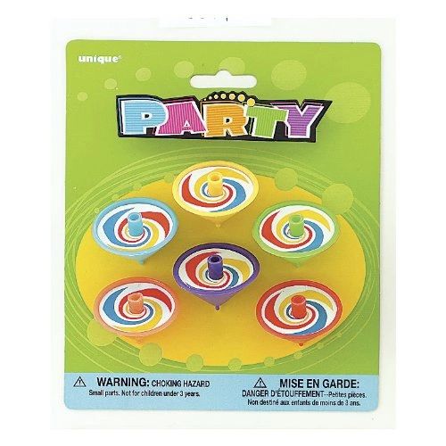 BOGO SALE - Spin Tops - 6ct - Toy Party Favors