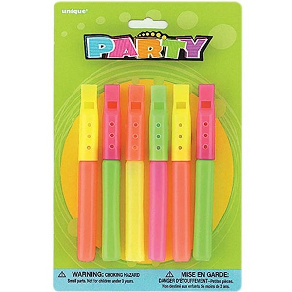 *Musical Flute Toy Party Favors, 6ct