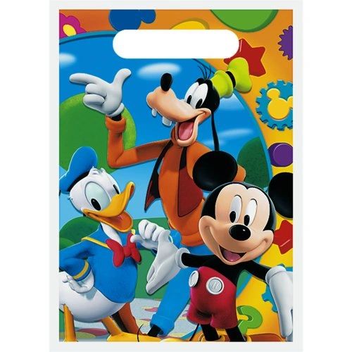 BOGO SALE - Rare Mickey Mouse Clubhouse Birthday Party Favor Loot Bags, 8ct - Licensed