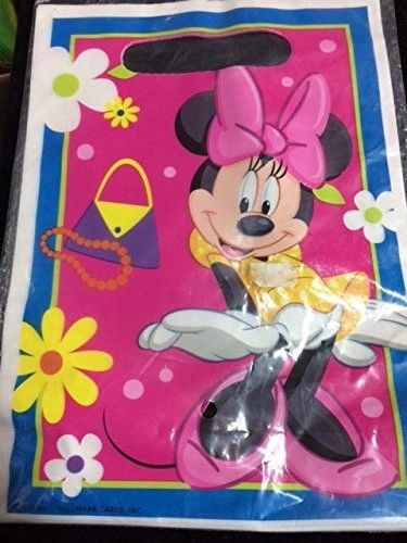 Rare Disney Brite Fun Minnie Mouse Birthday Party Favor Loot Bags, 8ct - Discontinued