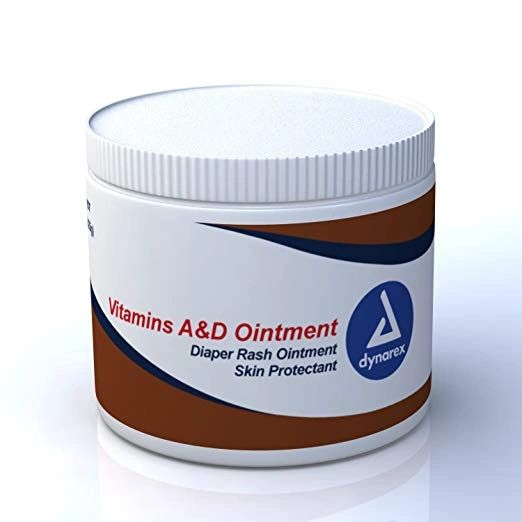 Skin Protectant, Vitamins A&D Ointment Jar, Diaper Rash, 15 oz