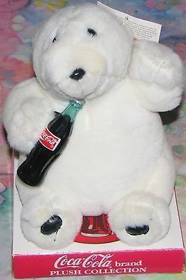 Coca cola polar bear plush best sale in bottle