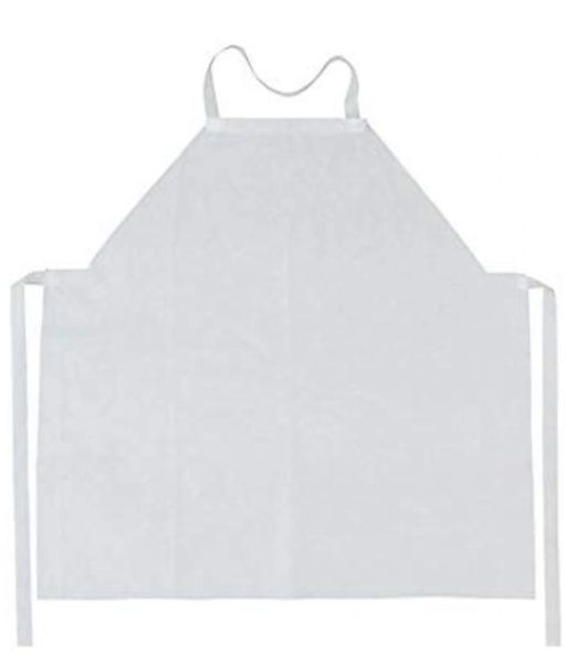 *White Chef Apron, Unisex Cook Costume Accessory - After Halloween Sale