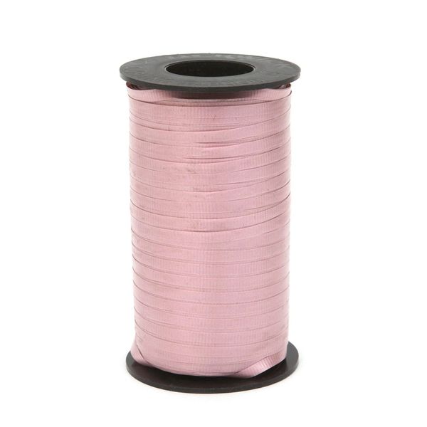 *Mauve Pink Crimped Curling Ribbon, 3/16in x 500 Yards