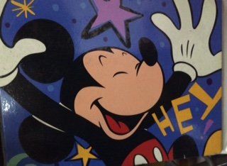 *Rare Vintage Mickey Mouse Classic Hey, Blue Birthday Invitations, 8ct - Packaged