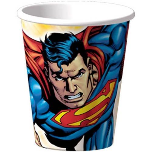 BOGO SALE - Superman Returns Birthday Party Cups, 8ct - 9oz, 2006