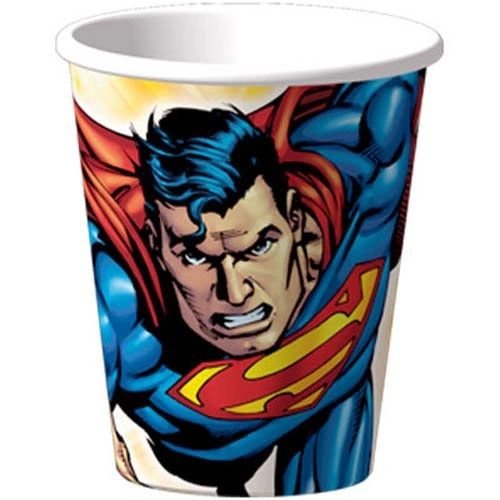 *Rare Superman Returns Party Cups, 8ct - 9oz, 2006