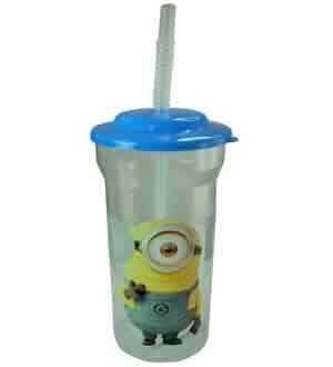Kids Minions Sport Tumbler Cup with Straw - Gifts