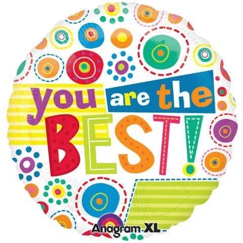 *You are the BEST! Foil Balloon, 18in - Thank you - Appreciation - Thinking of you