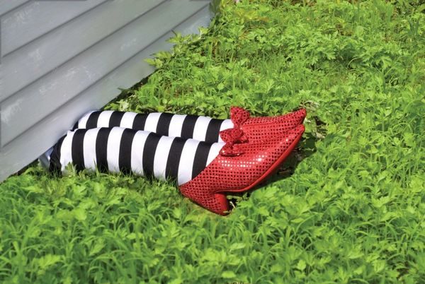 *Wizard of Oz, Wicked Witch of the East Legs, 18in - Under House Decoration, Prop - Halloween