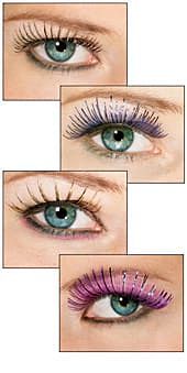 *Tinsel Eyelashes Costume Accessory - Eye Art Decoration - Halloween