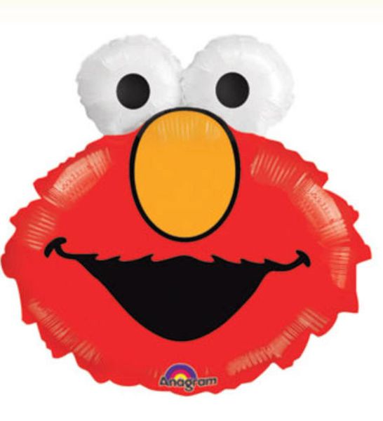 *Sesame Street Elmo Head Shape Foil Balloon, 20in