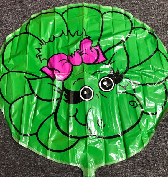 *Rare Barney Baby Bop Head Shape Foil Balloon, 20in