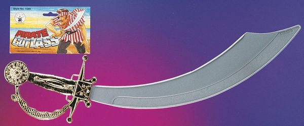 *Pirate Sword, Cutlass, Props, 19in - Halloween Costumes - Weapons