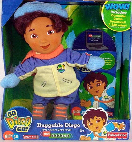 *Rare Go Diego Go! Huggable Plush Diego Doll 12in - Toy Sale | Mime's ...