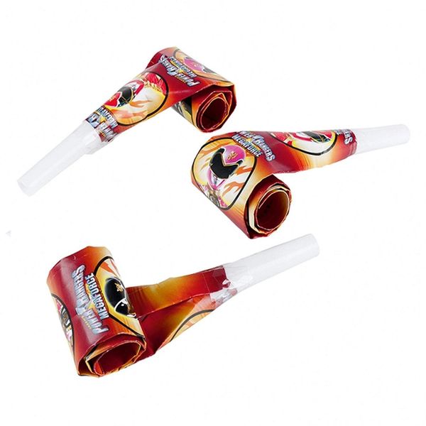 2 pkgs Power Rangers Mega Force Birthday Party Favor Blowouts, 12ct - Discontinued