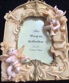 *Angels Ivory Picture Frame, 4in, 2x3 Photo - Mom Gifts