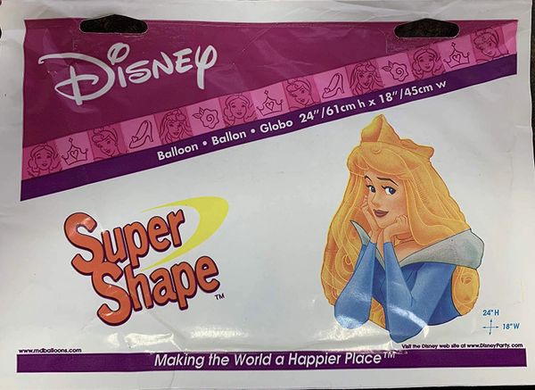 *Rare Princess Sleeping Beauty Foil Balloons, 24in