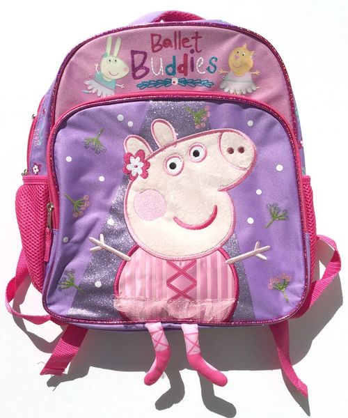 Peppa Pig Ballet Buddies Girls Backpack, Pink, Purple