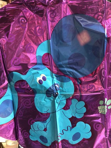 *Rare Blue's Clues Purple Foil Balloon, 18in