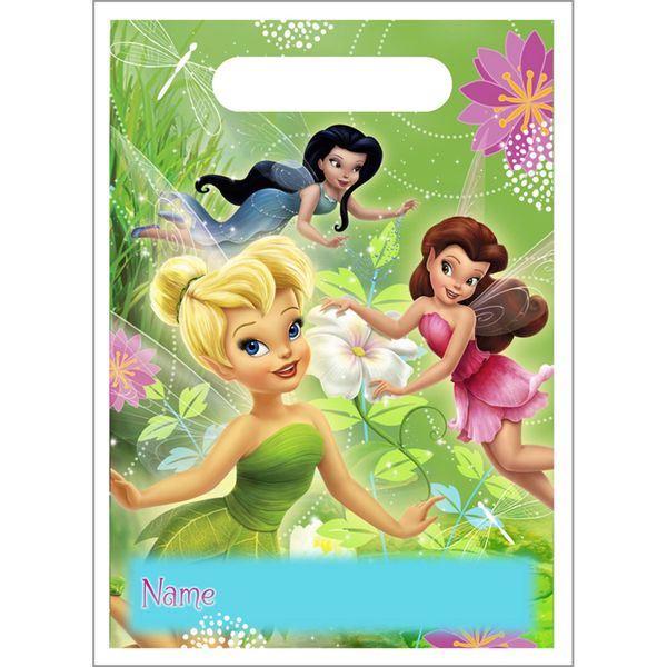 Disney Tinker Bell Birthday Party Loot Bags, 8ct