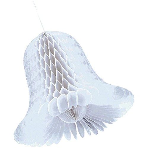 White Tissue Paper Honeycomb Bell Wedding Decoration, 1ct - Bridal Shower