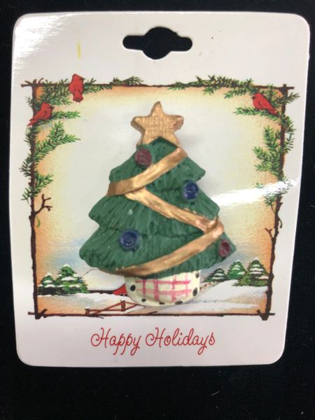 Christmas Tree Pin - Holiday Sale