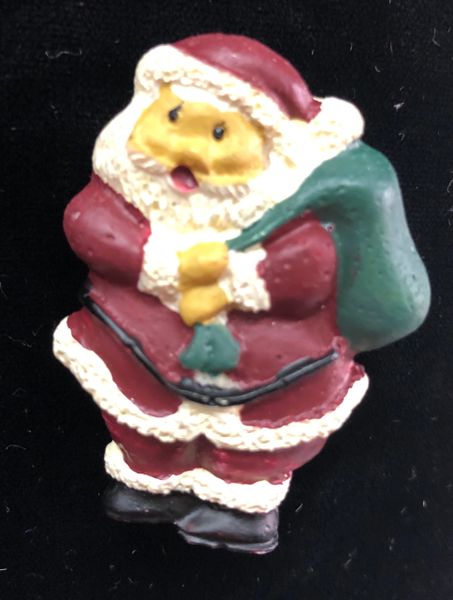 Christmas Santa Clause Pin - Holiday Thank You Gift Ideas - Holiday Sale