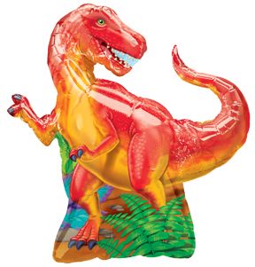 *Dinosaur Super Shape Foil Balloon, 31in