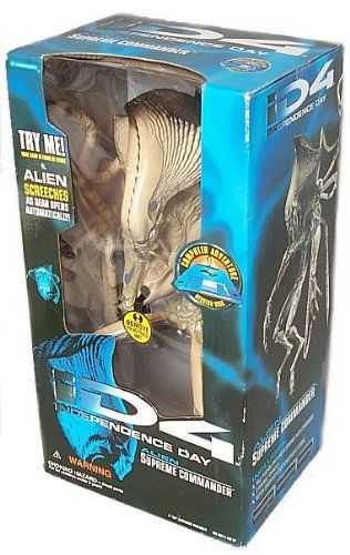 *Rare Vintage ID4 Independence Day Alien Supreme Commander Toy Figure - 1996