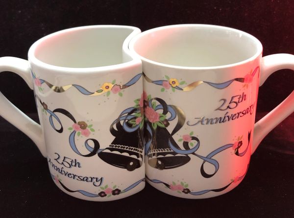 *Rare 25th Anniversary Coffee Mug Set - by Papel