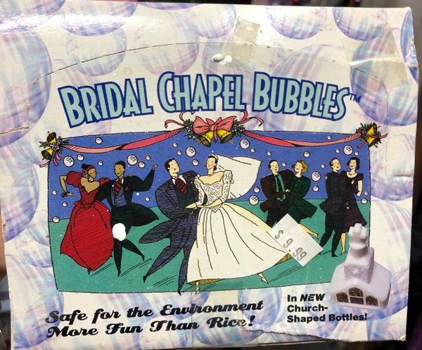 Bridal Chapel Bubbles, Wedding Party Favors, 2in - 24ct