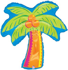 Palm Tree Super Shape Foil Balloon, 37in - Luau Party - Hawaiian - Tropical