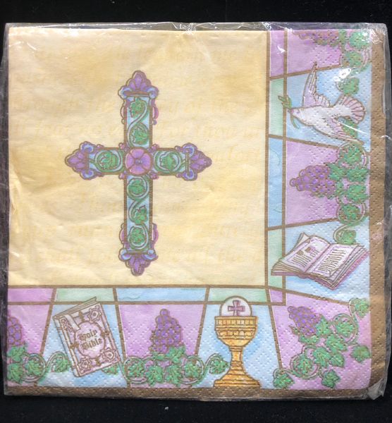 Communion, Confirmation Luncheon Napkins, 16ct - Heavenly Light